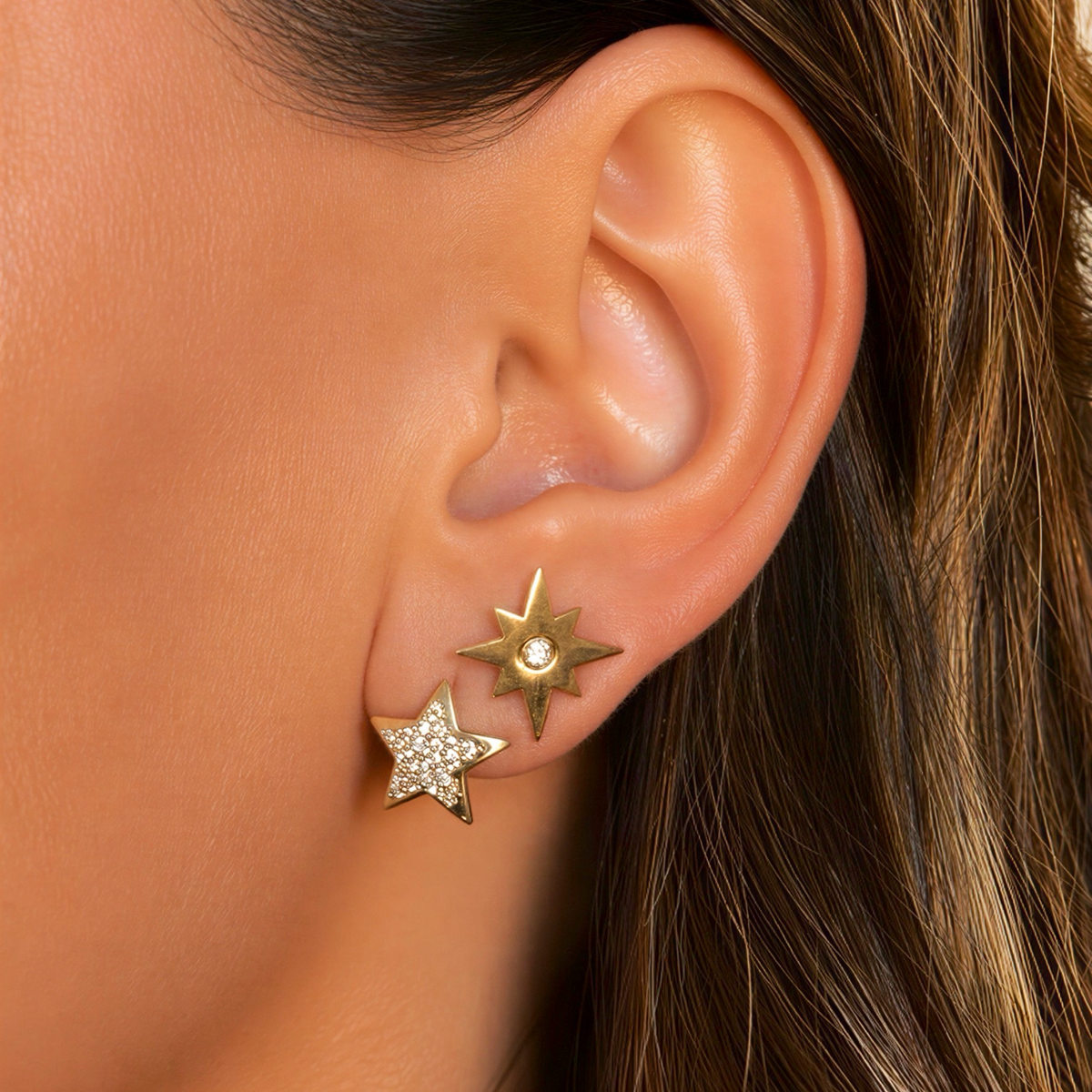 Lyra - Boucles d'oreilles (Stud)