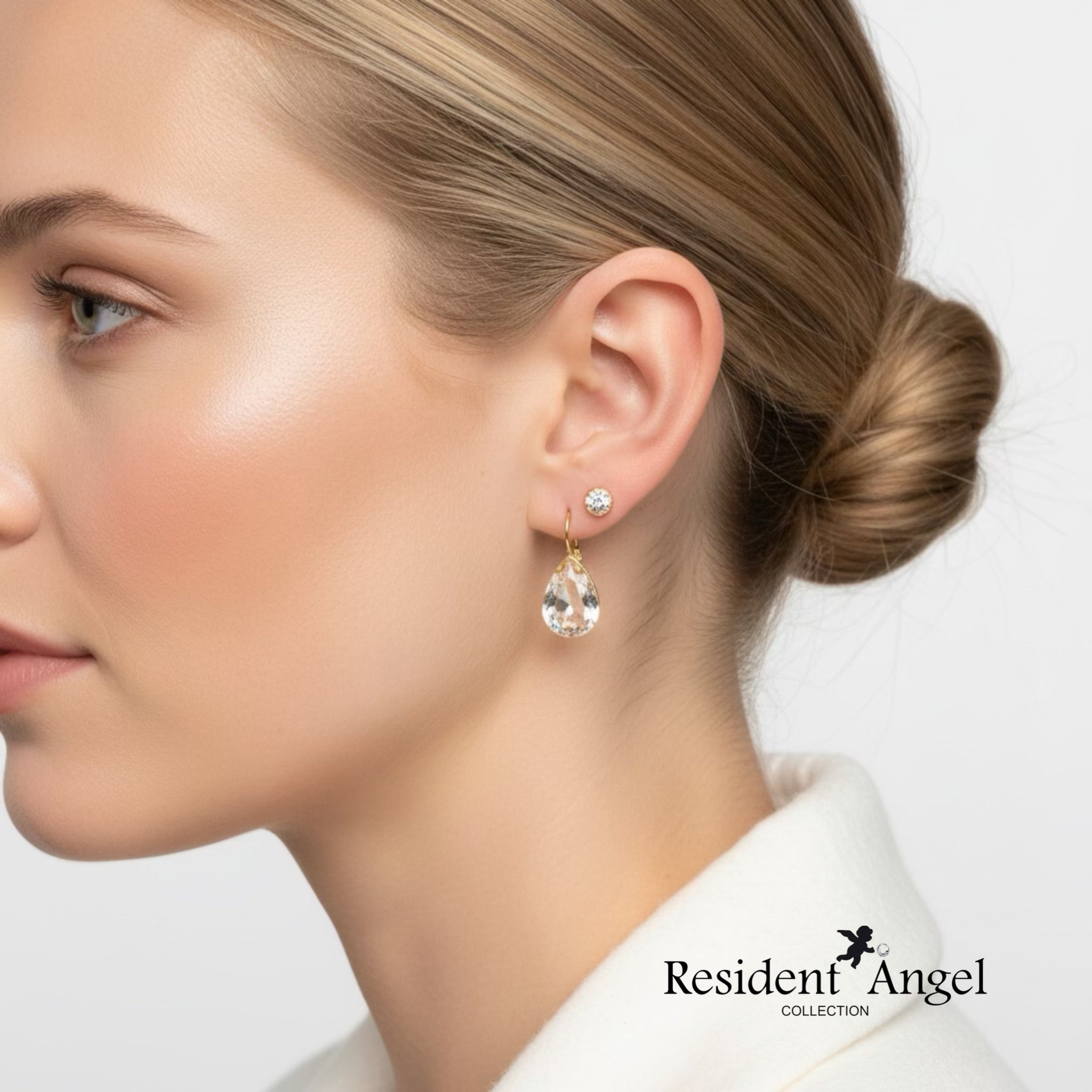Boucles d'oreilles DROP Dormeuses