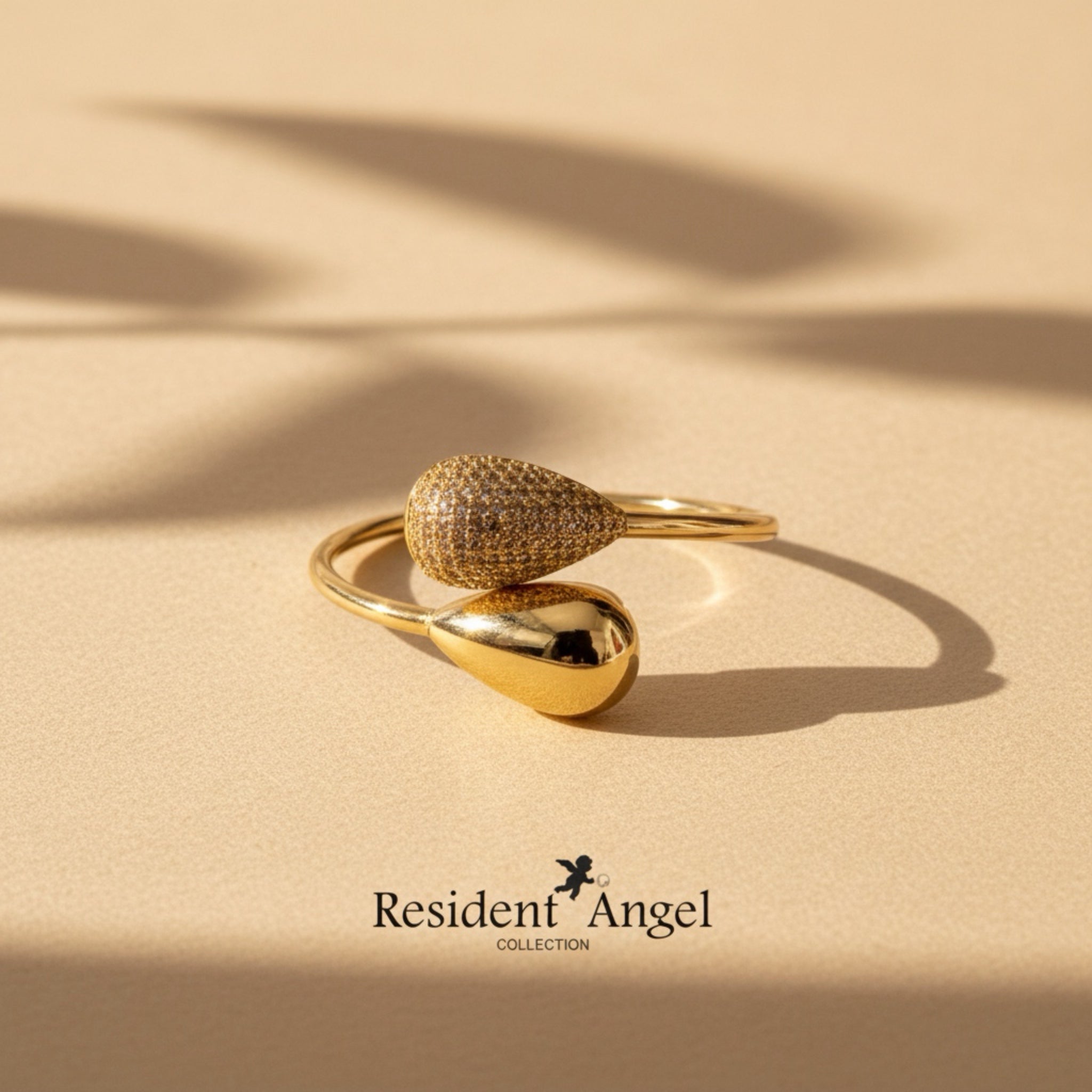 Bracelet DROP (Plaqué Or - Zirconium)