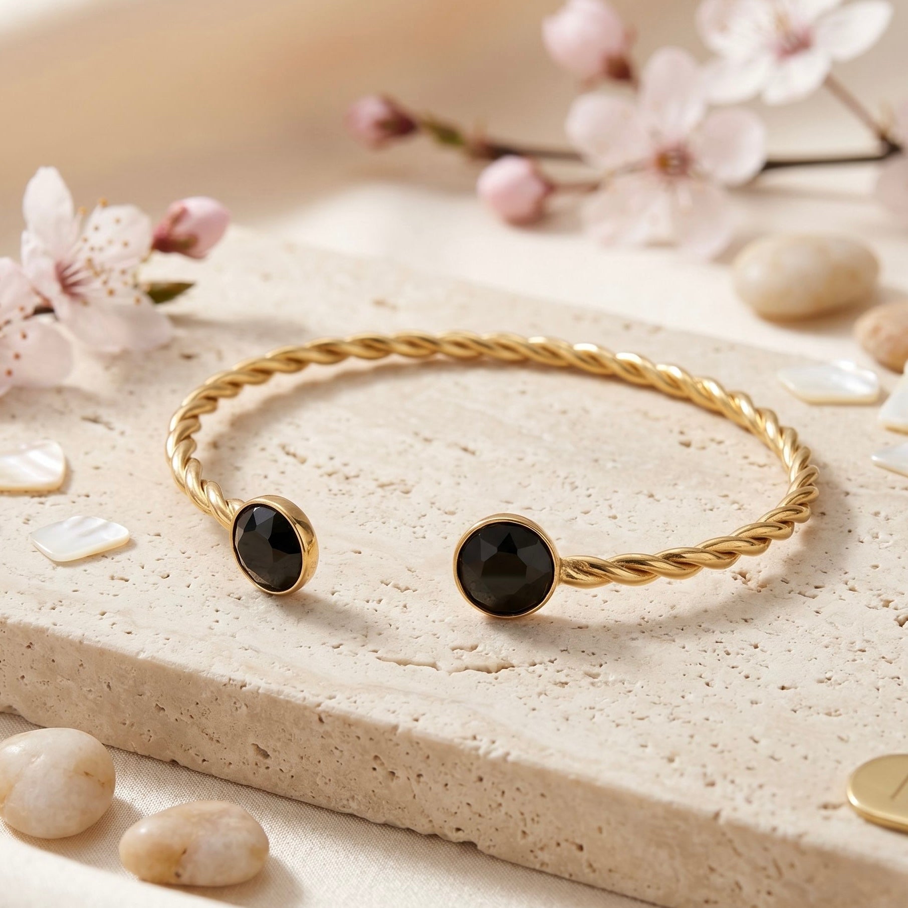 Bracelet MOONLIGHT - Jonc Torsadé