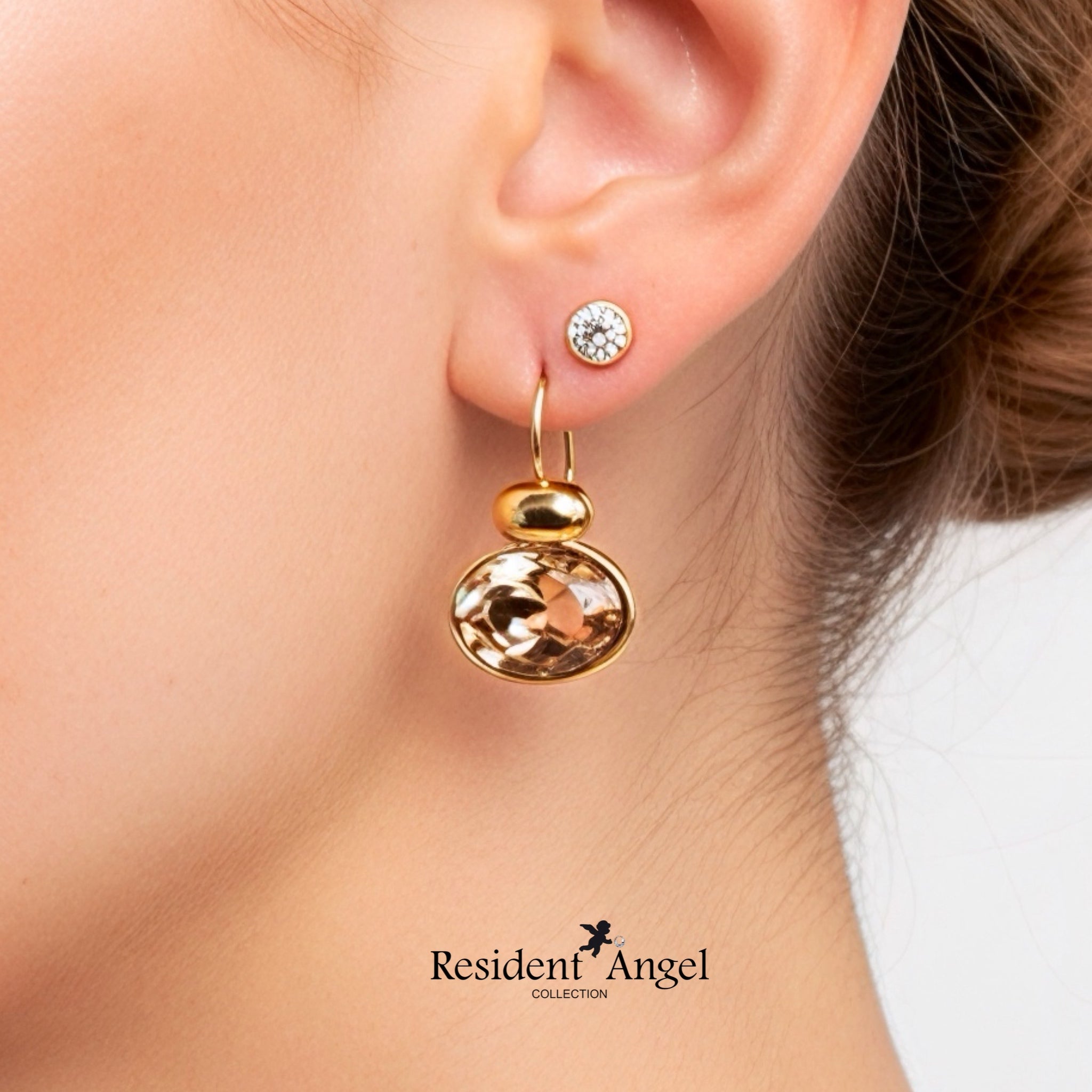 Boucles d'oreilles ASTREA (dormeuses)